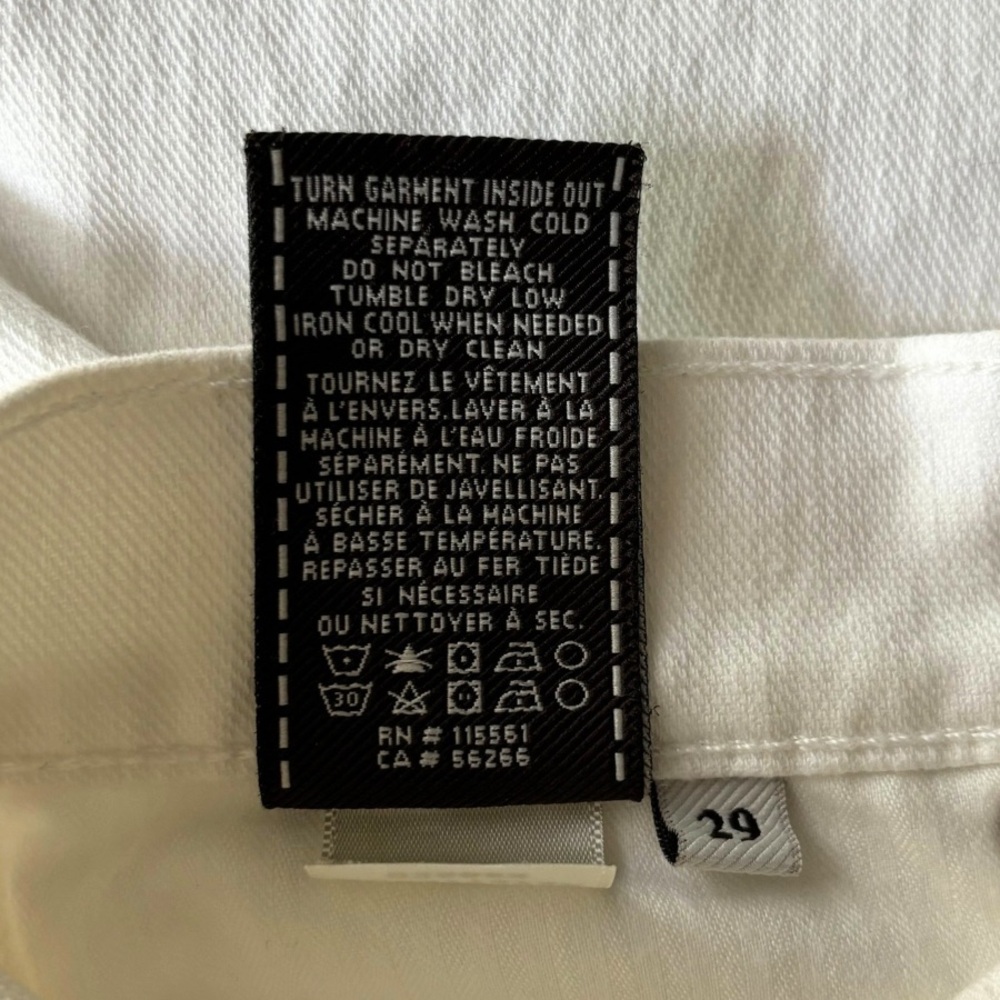 ✨ 7 For All Mankind White Jeans | Size 29 | Clean Classic Fit ✨ - Picture 6 of 6